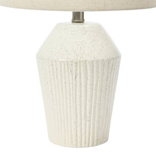 Hello Honey® 21" Round Stoneware Desk Lamp